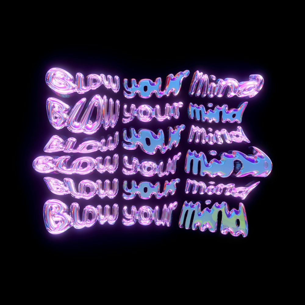 a picture of a neon sign that says, i love you mom
