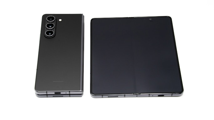 the back and side of a cell phone