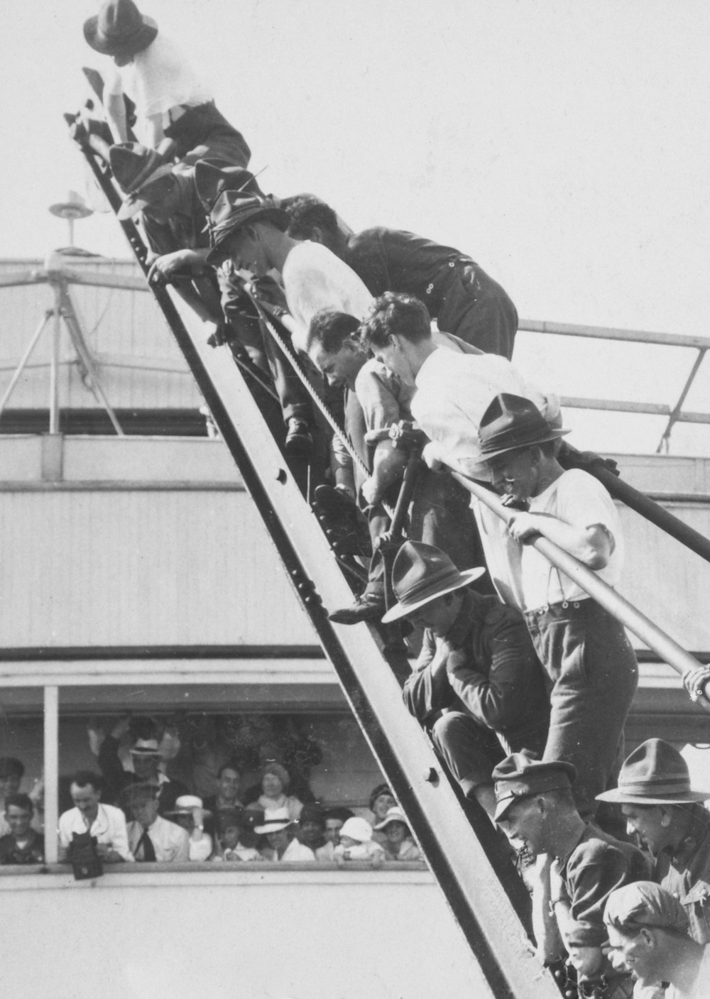 Cerimonia di Nettuno dall'album fotografico della prima guerra mondiale