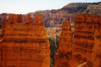 A scenic landscape of Red Rock Canyon showcasing its unique rock formations.