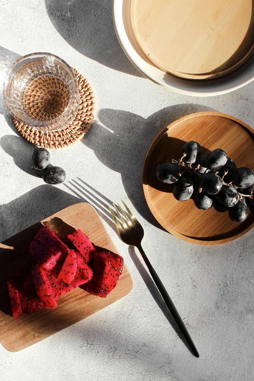 a plate of food on a table with a knife and fork