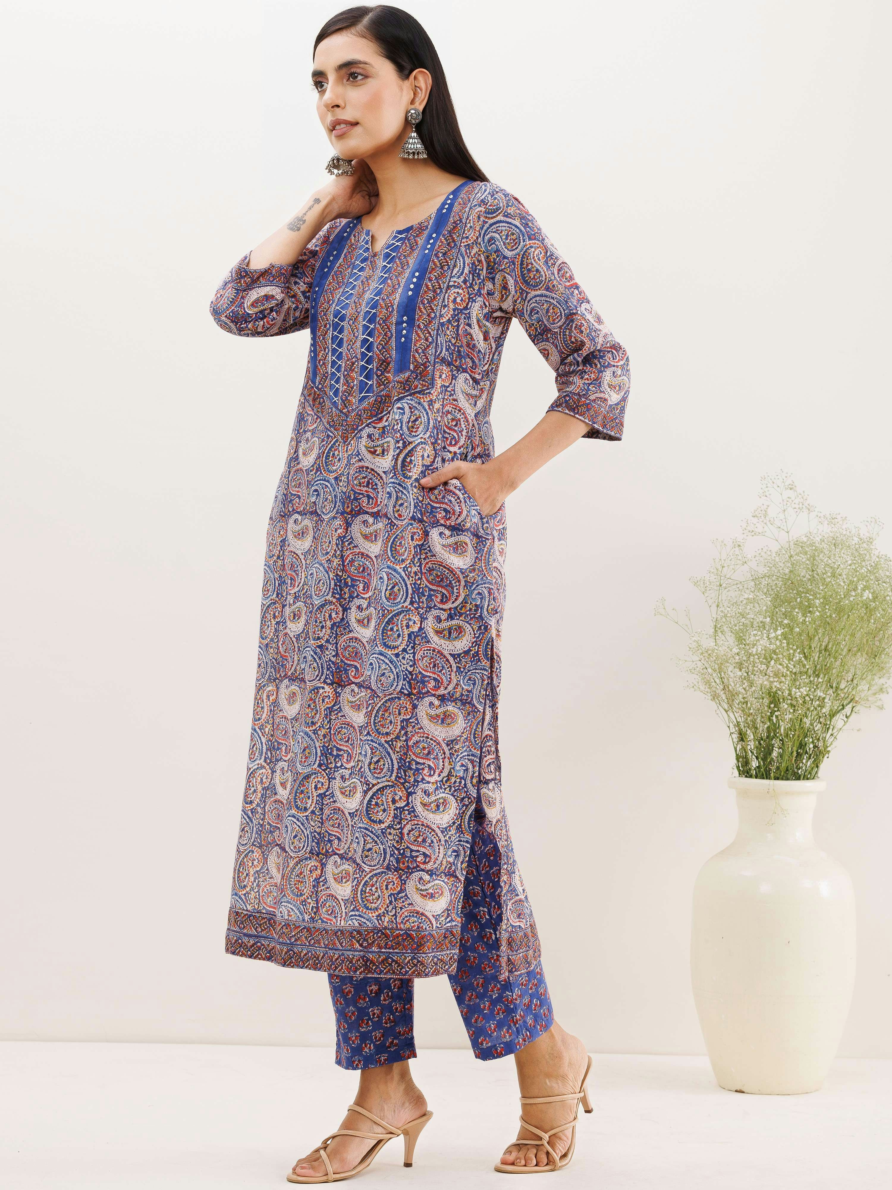 Elegant Purple Long Kurti