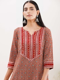 A graceful kurti showcasing modern ethnic design.