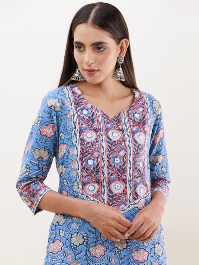 Blue Kurta Classic