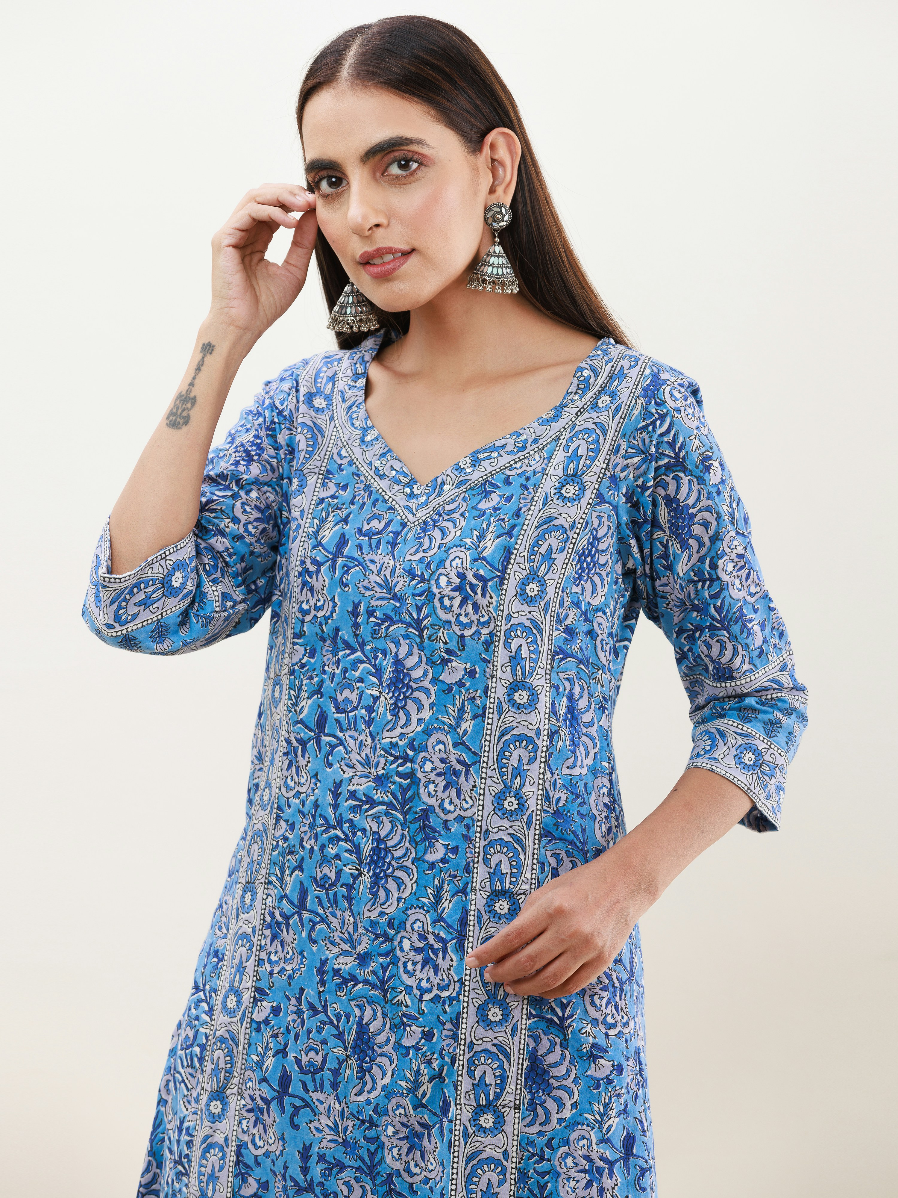 Elegant Purple Kurtis