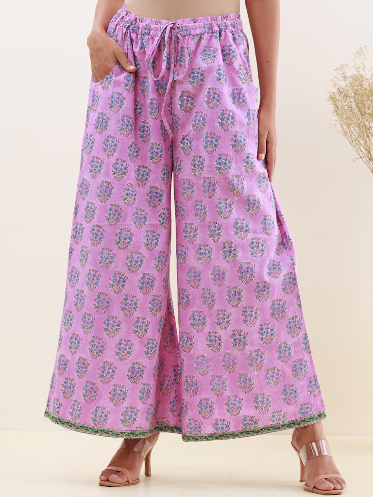 Wide-Leg Essential Trousers