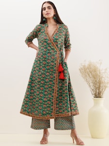 Green Wrap Dress