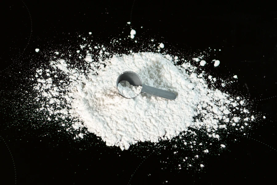 Creatine monohydrate powder — increasingly studied for cognitive and mental performance beyond its athletic uses.