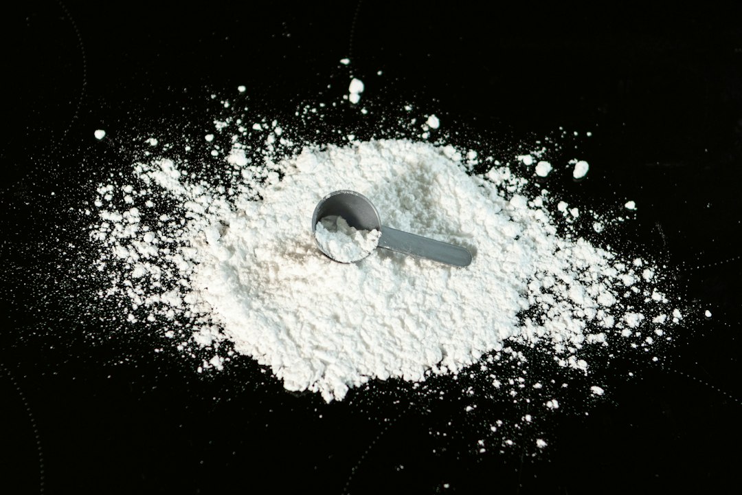 protein powder jar