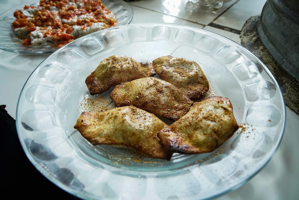 a plate of food on a table