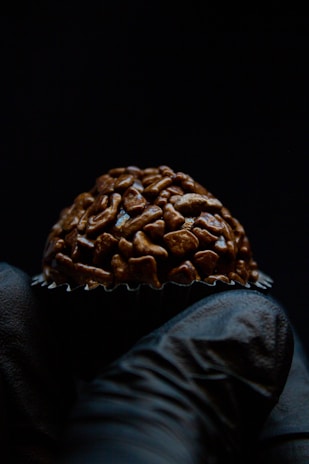 A serene moment capturing the artistry of chocolate crafting.