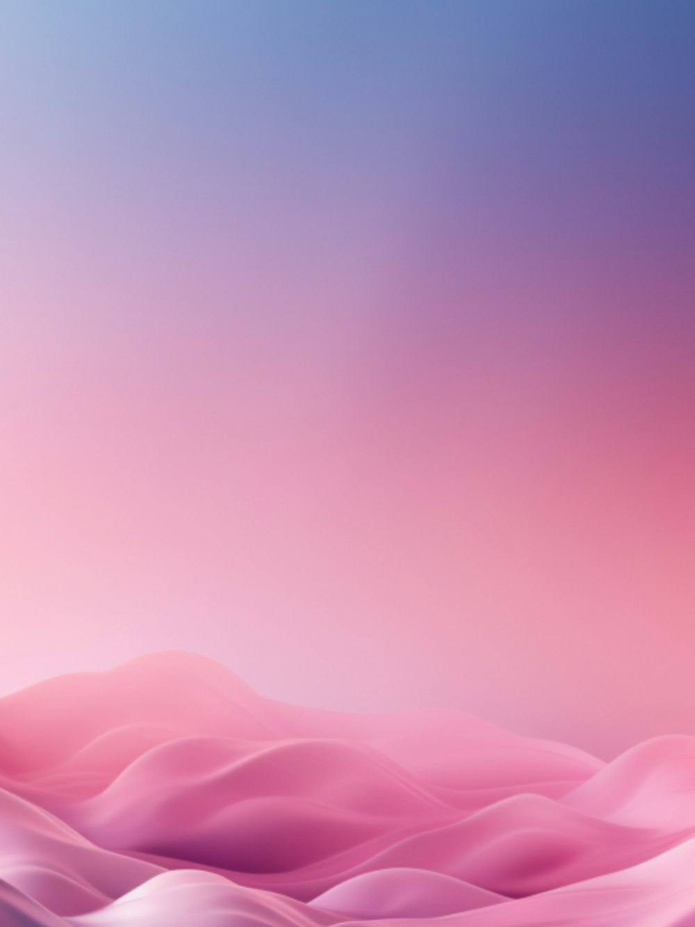 a pink and blue background with waves
