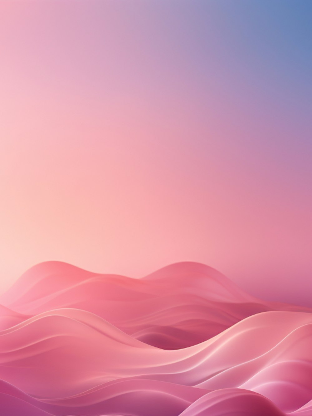 a pink and blue abstract background with waves