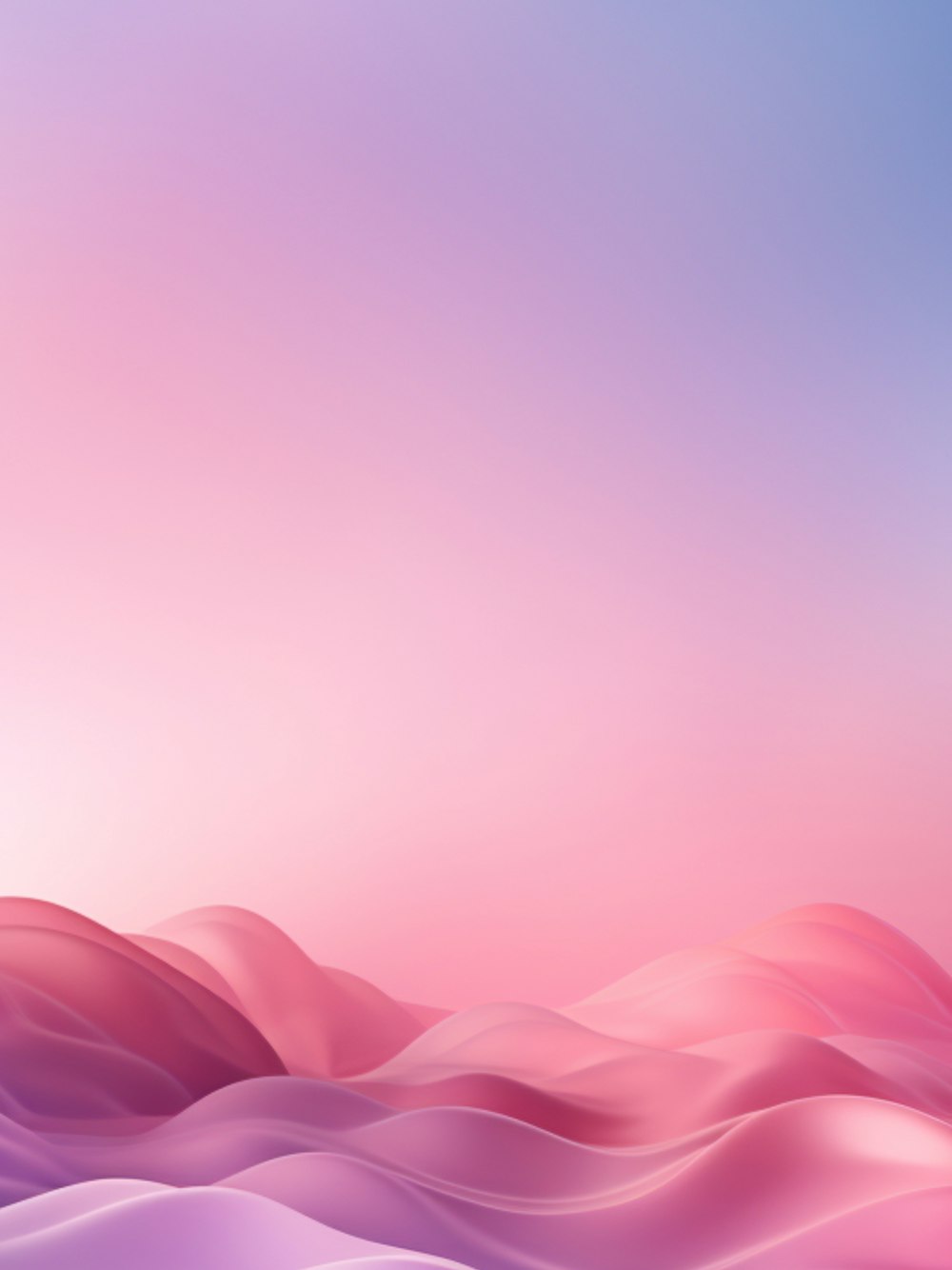 a pink and blue background with waves