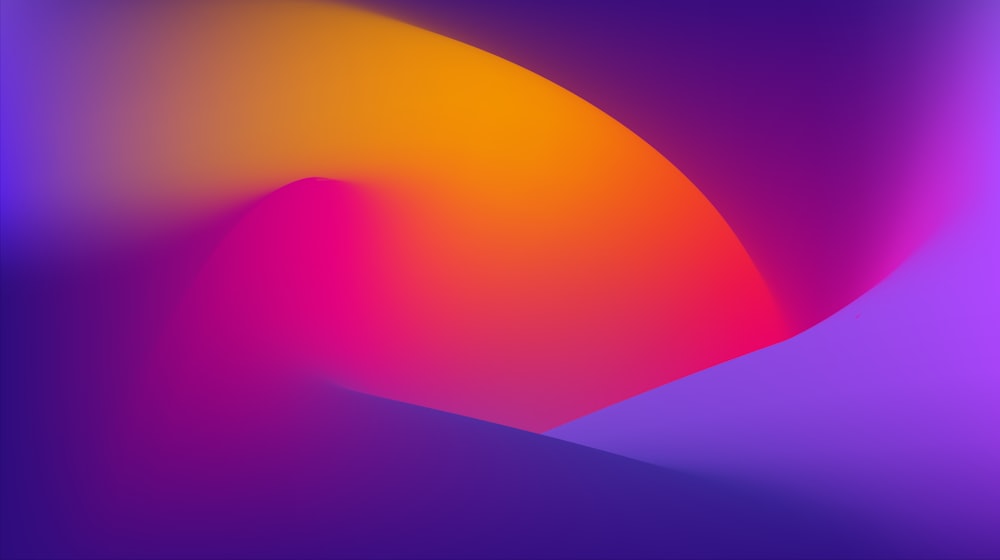 a blurry image of an orange and purple background