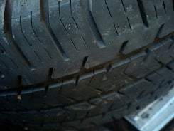 Close-up of a high-quality tire tread showcasing durability and grip