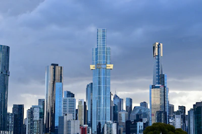 Modern city skyline representing real estate and business growth opportunities.