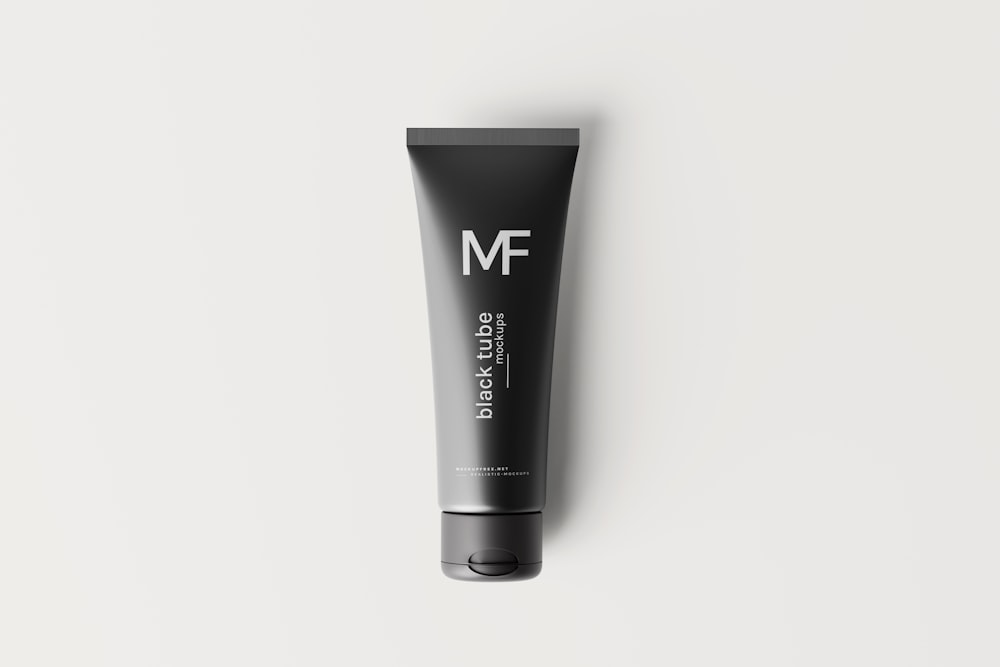 a tube of m f skin care on a white background