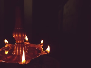 Brass Diya Lamp