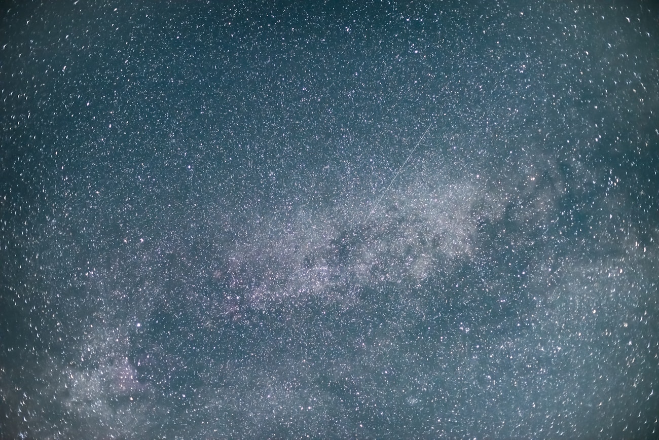 Night sky filled with stars and the Milky Way