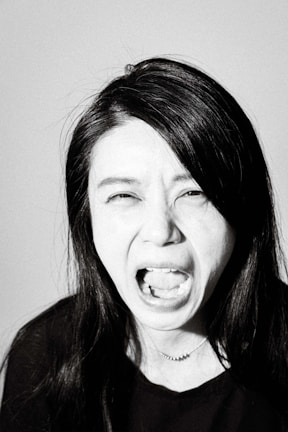 A striking portrait showcasing emotional expression.