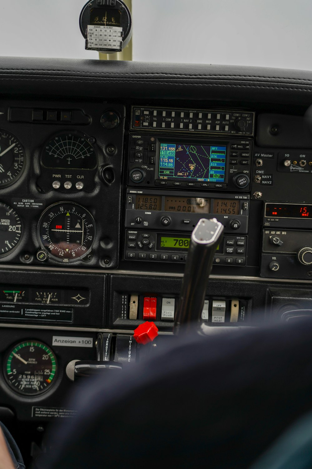 a view of the cockpit of a plane from inside the cockpit