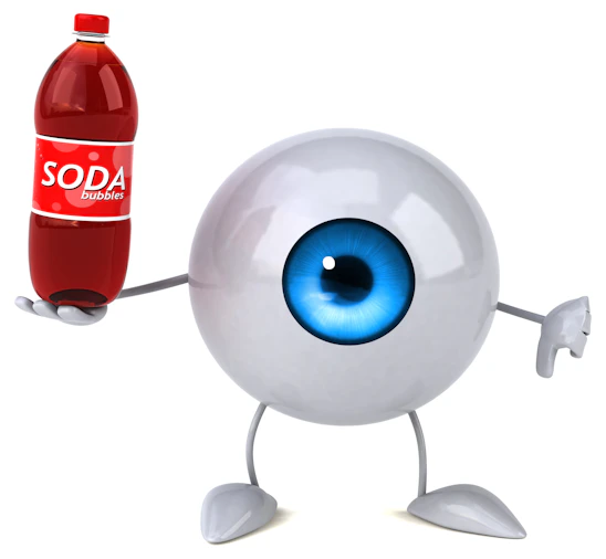 A playful cartoon sea wave character with big eyes and a friendly smile, representing Olita.