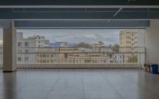 Wide shot of a sparkling clean apartment ready for move-in.