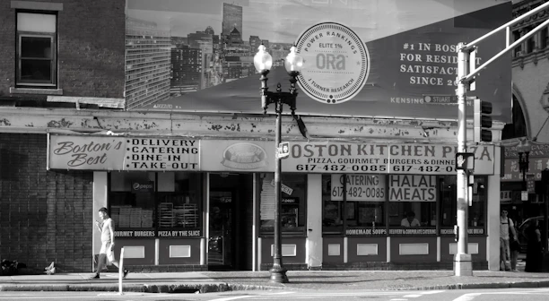 Front view of Boston Appliance Co storefront at 3235 Satellite Blvd NW in Duluth, GA.