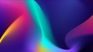 A high-quality print of an abstract painting featuring soft color gradients and fluid shapes.