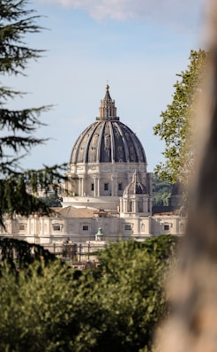 a large building with a dome on top of it
