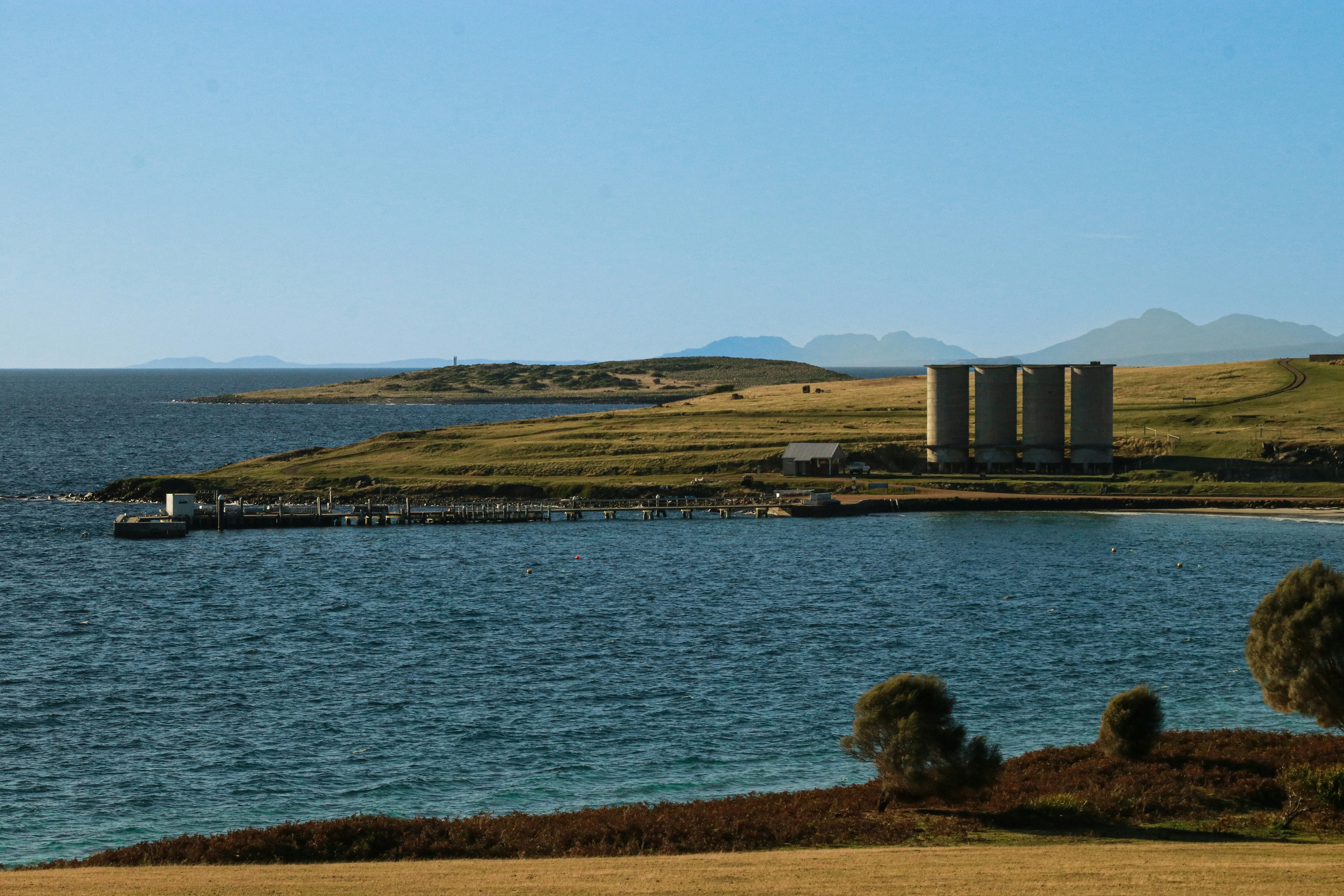 a body of water with a boat in it