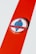 A close-up view of an emblem featuring a stylized blue cobra on a white circle with a red background. The word 'COBRA' is written below the snake in bold, red letters. The emblem is set against a bright orange stripe that contrasts with the white base color.