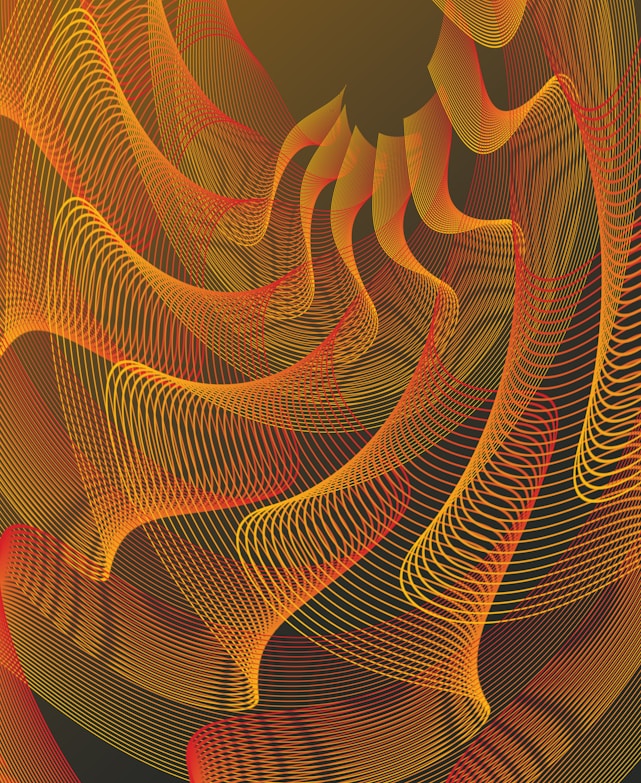 a computer generated image of wavy lines