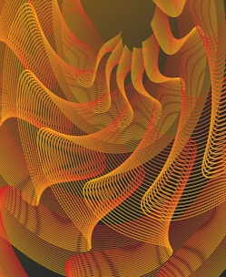 a computer generated image of wavy lines