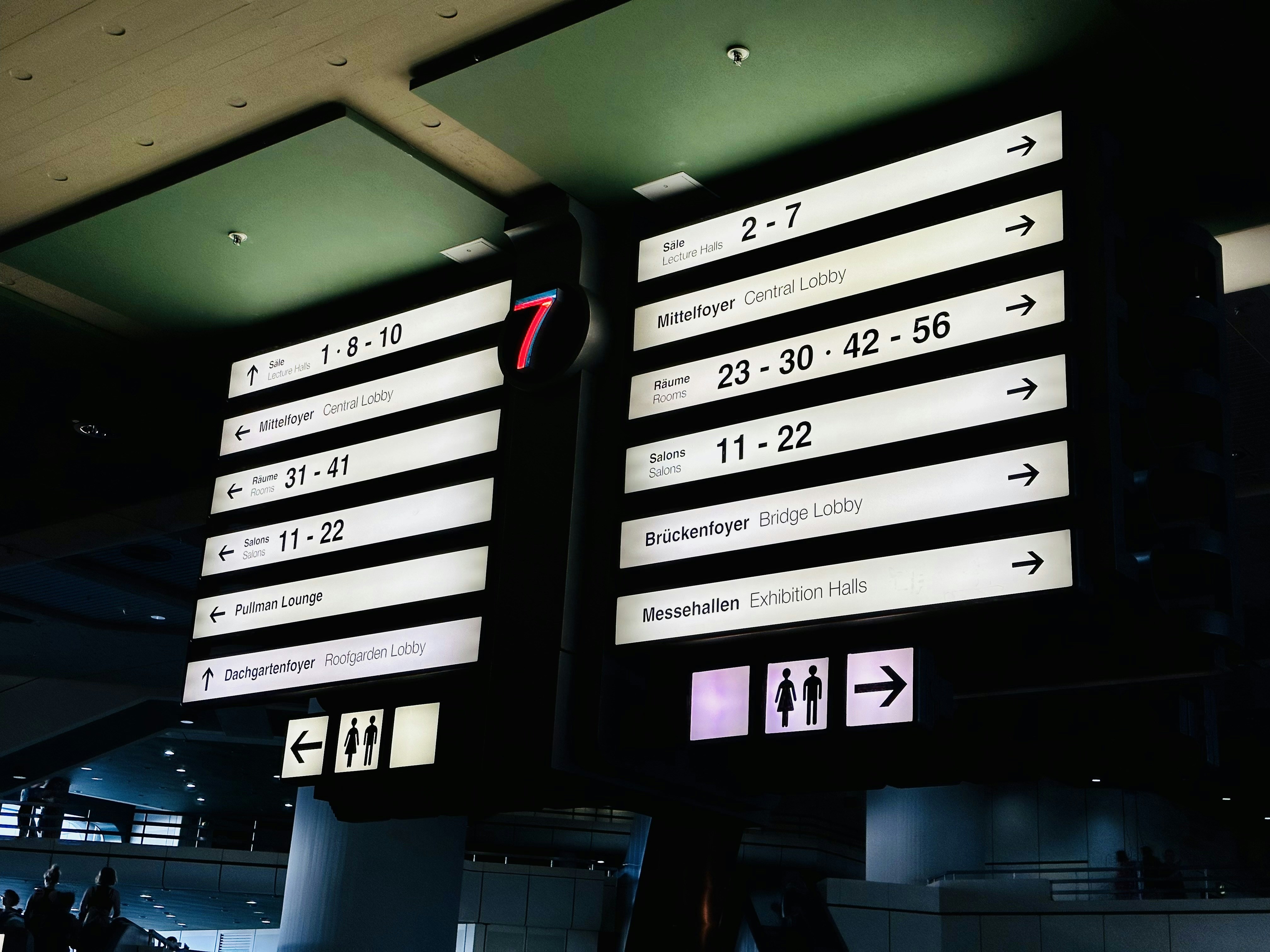 Airport information display