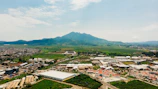 A sweeping aerial shot capturing the full expanse of Giang Dien Industrial Park under a clear blue sky.