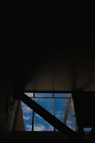 A window view with a natural sky replacement blending interior and exterior spaces.