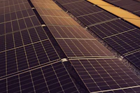 Solar panels installed on a roof