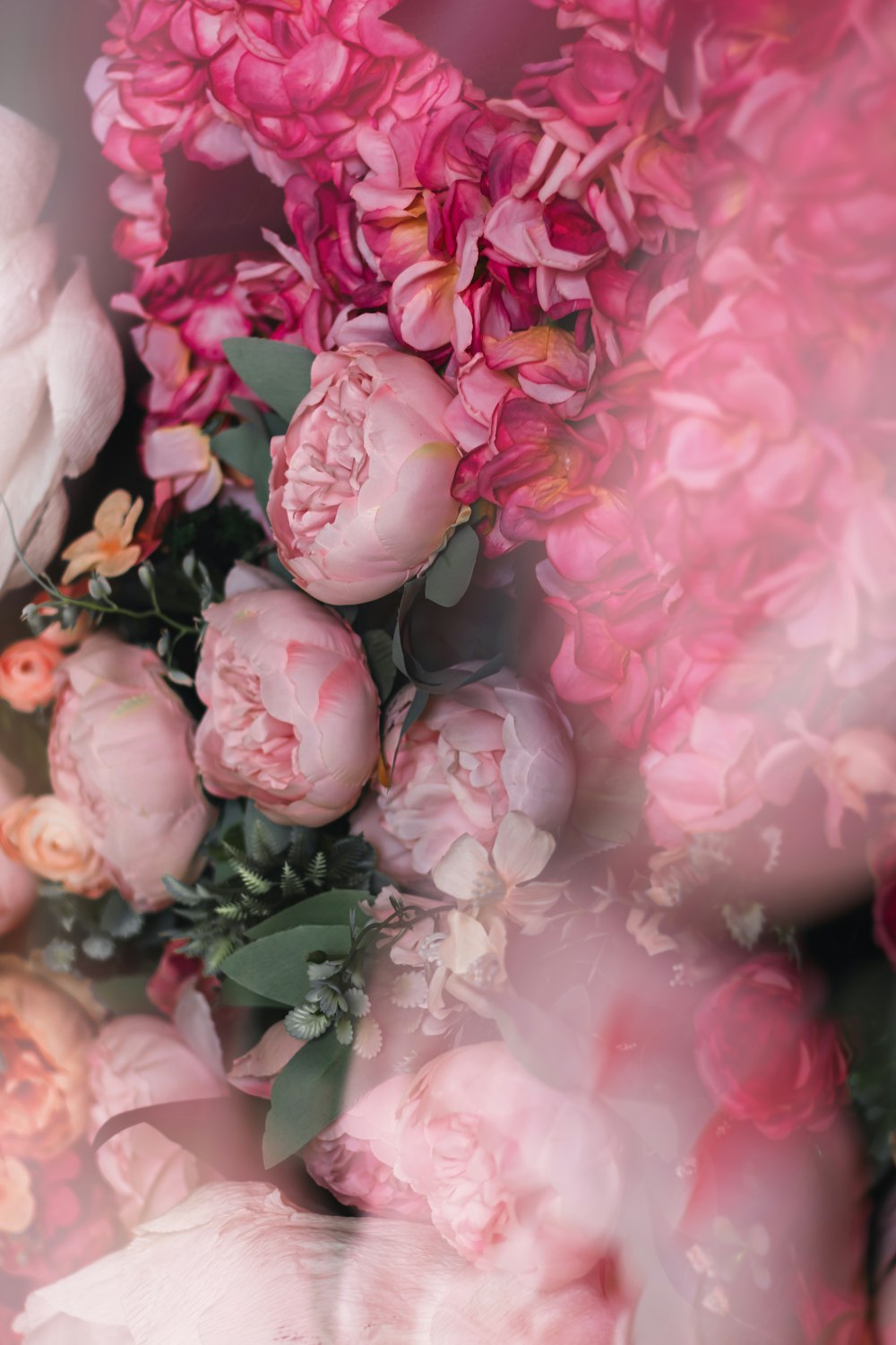 a bunch of flowers that are in a vase