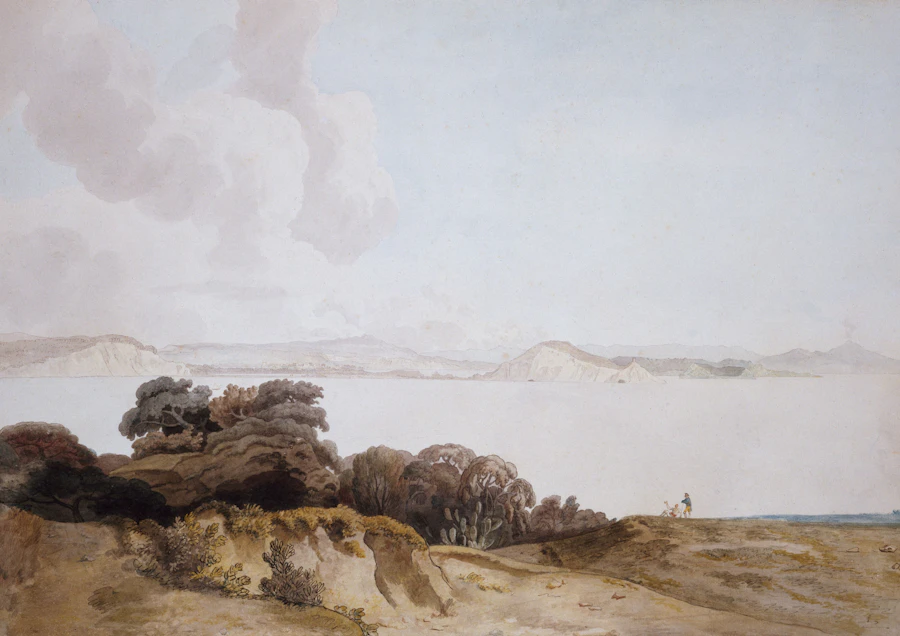 A View From The King's Palace, Island Of Procita, watercolour by William Pars, 1781