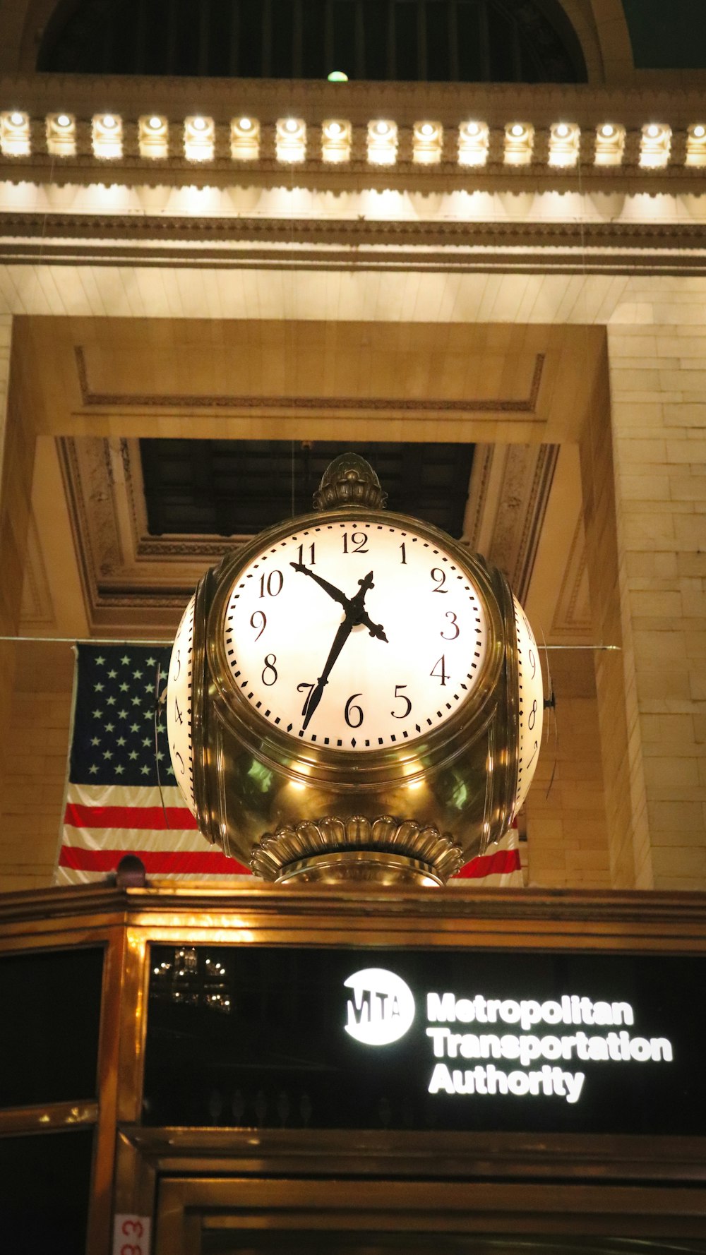 a large clock on the side of a building