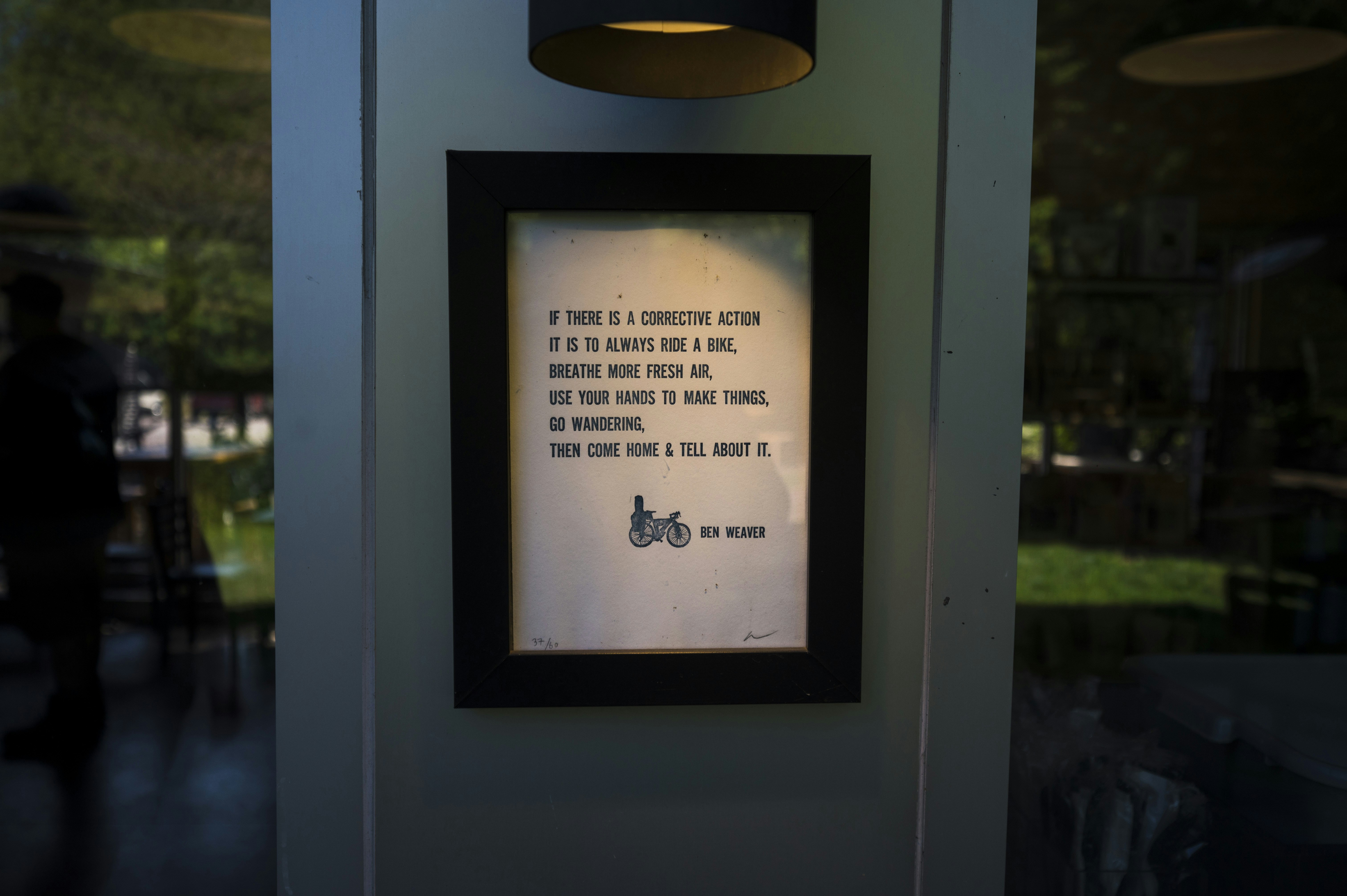 a picture of a sign on a wall