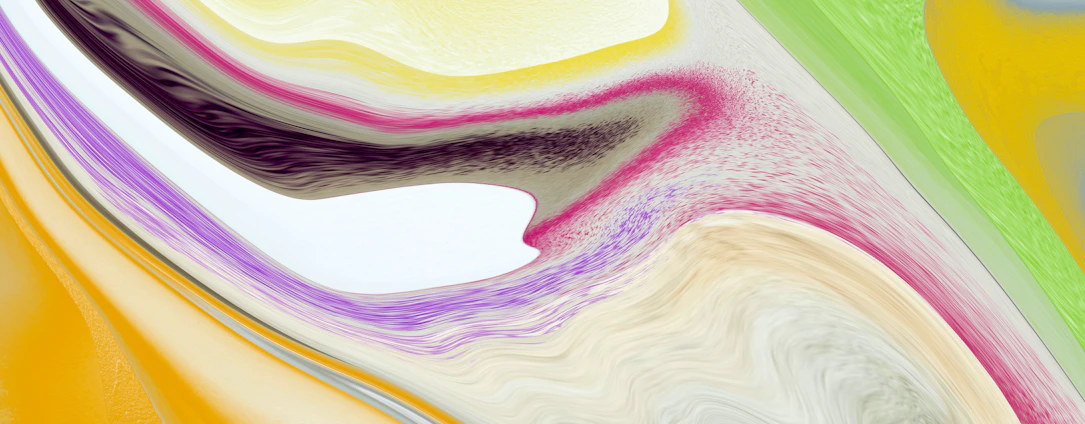 A vibrant, high-resolution illustration showcasing a blend of abstract shapes and delicate line work.