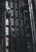 Exterior shot of a commercial building featuring our installed elevators