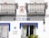 A white building exterior with two decorative iron balconies and colorful flower pots. The sign reads 'Villa Susan' in blue. Below is a door and a number plate labeled 37. A small religious tile image and a cross are on the wall, along with a black lantern.