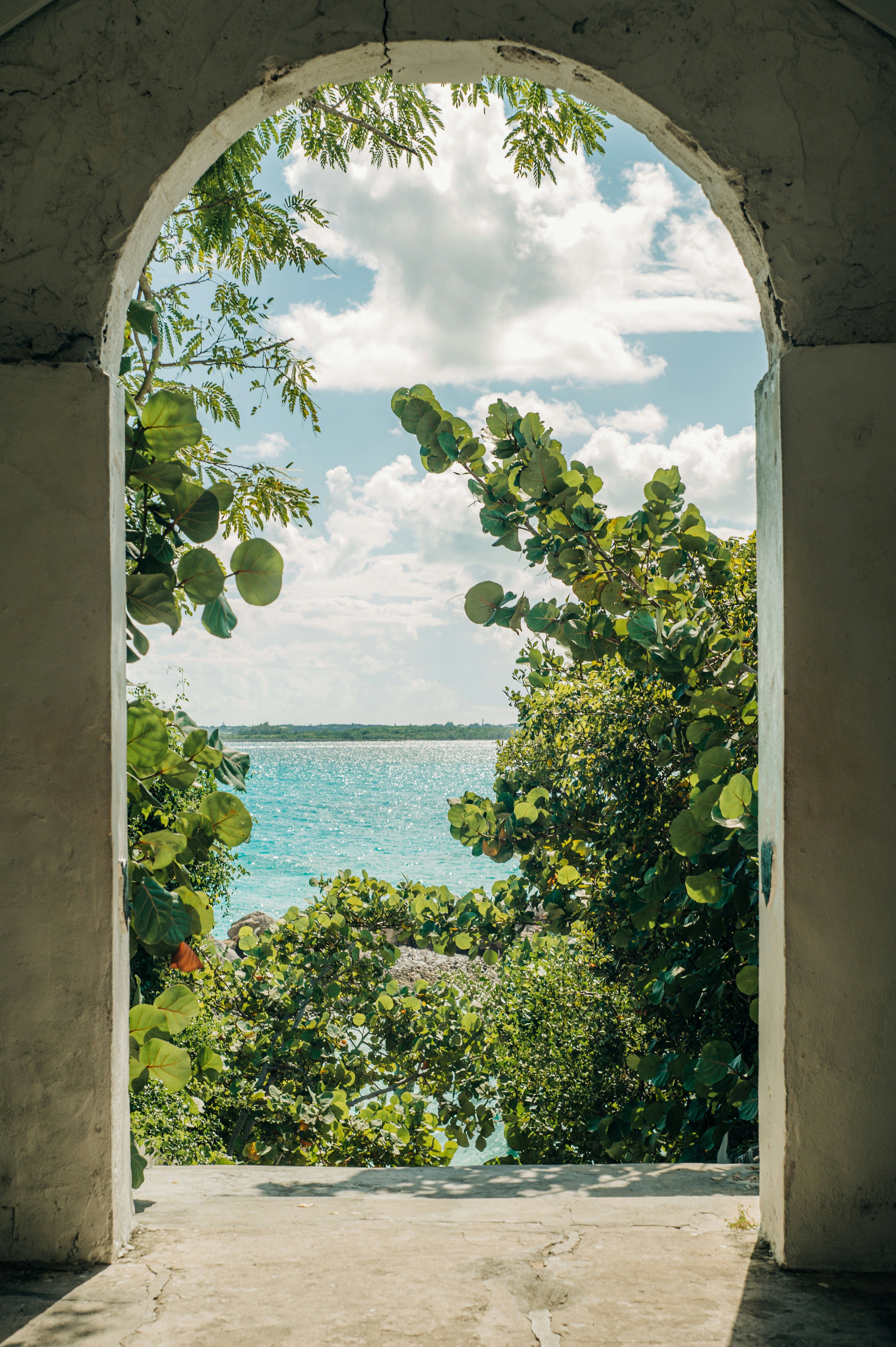 A panoramic view of the Bahamas
