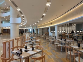 A stylish dining area within the hotel.
