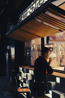 A stylish lifestyle influencer enjoying a serene moment at a luxury rooftop café in Melbourne