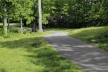 A picturesque walking path in Mote Park.